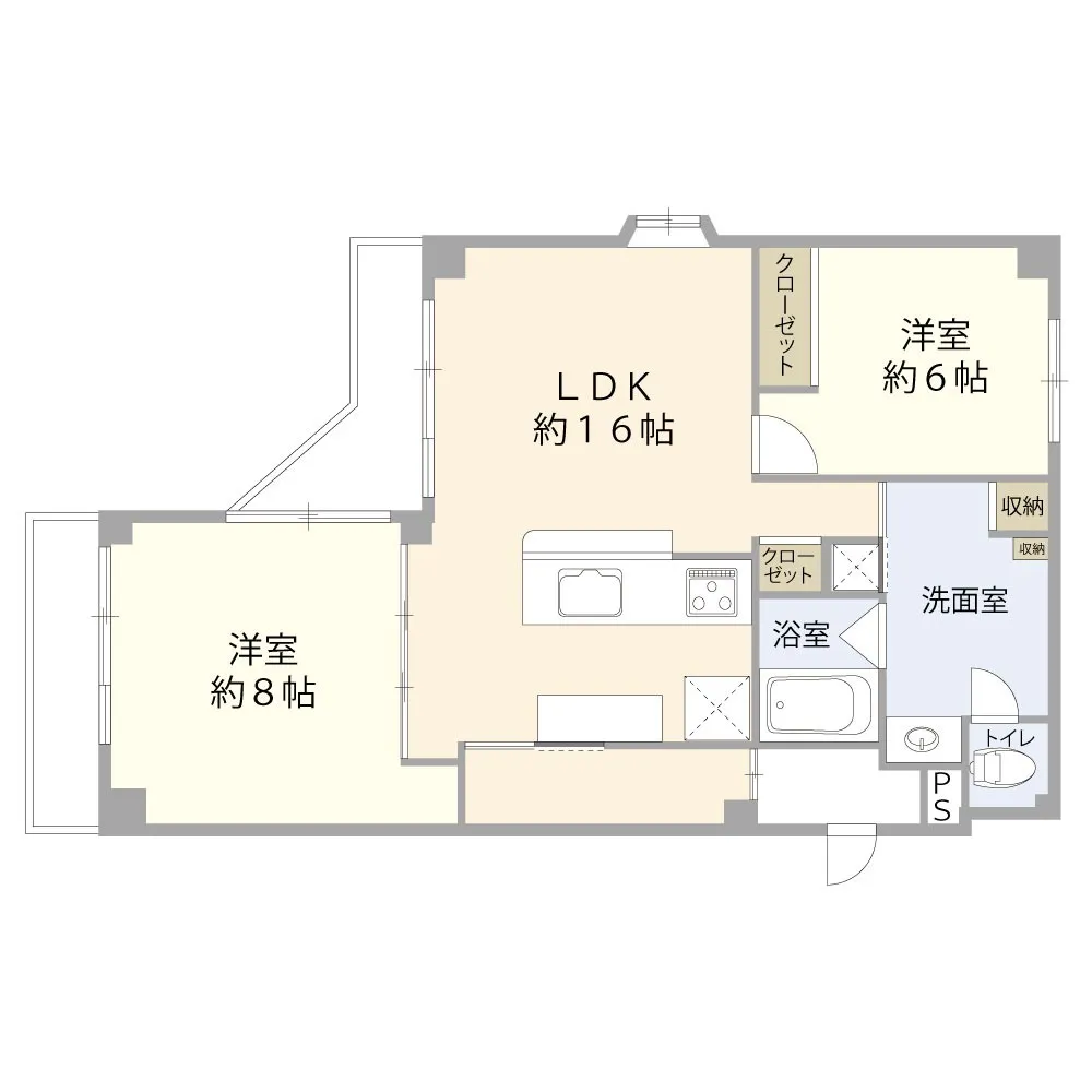 レック六甲マンション 2LDK