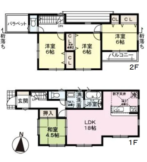 神陵台五丁目新築戸建 1号地・2号地