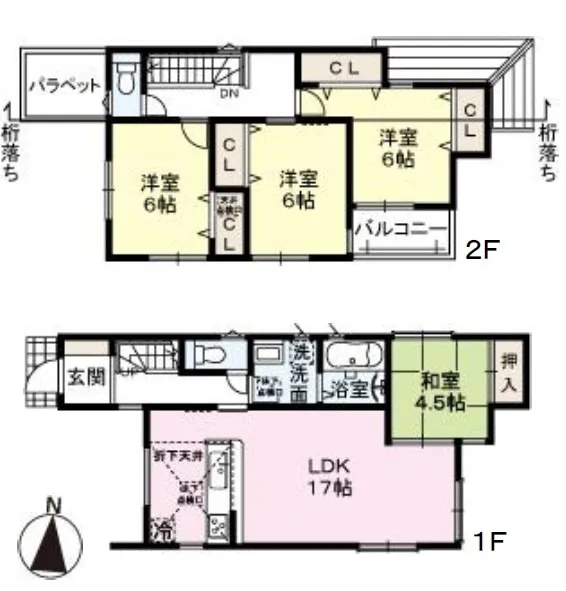 神陵台五丁目新築戸建 1号地・2号地